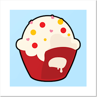 Cupcake Baking Bite Posters and Art